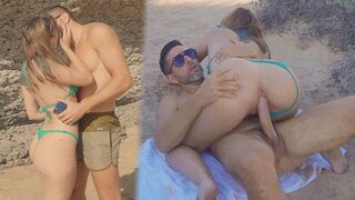 Fella picked up girl on the beach and fucked her