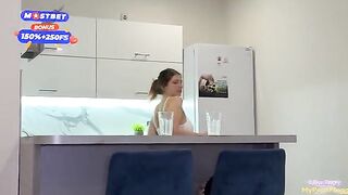 A surprise awaited the guy in his mouth when he woke up