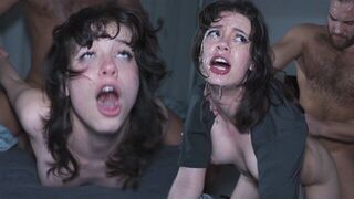 Cock craving slut gets man cum on her face