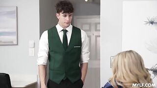 She was broken up and she was not wearing panties under her dress
