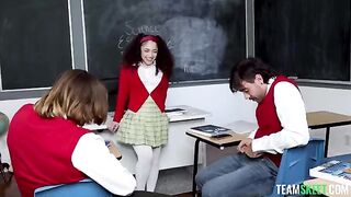 There are only whores in this college, according to this steamy compilation