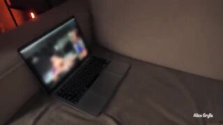Pornhub video turned a brunette into a real hot-to-trot who was willing to try anal sex