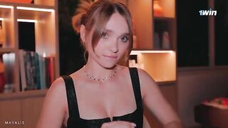 Do you see my future? A sexy babe asks her stranger on camera