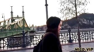 The man fucked his girlfriend in her tight ass