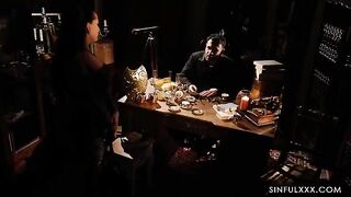 The right light makes a girl more beautiful