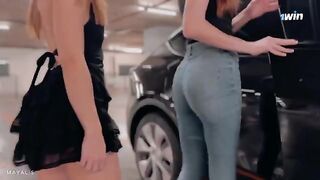 Two cute 18yo babes are too tight for the hood