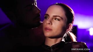A woman with a beautiful body is engaging in passionate sex