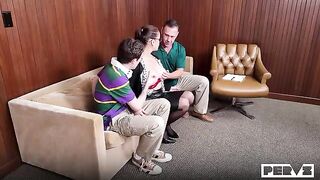 A comfortable couch is good for solving many problems