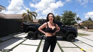 A garage is not a bad place for having sex, you know