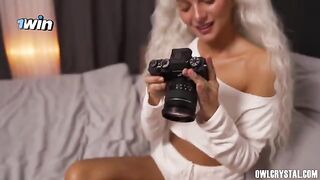 You finally hold a real cock in your hand!