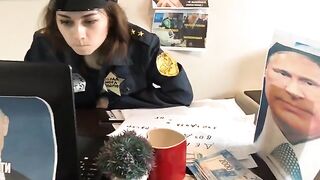 The couple decided to do their taxes directly on the table with passion