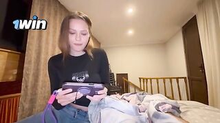 He pleased his stepsister with a new format of sex