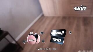 I haven't played with my tongue - a couple has sex at home