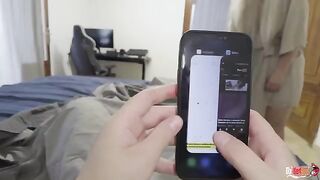 The stepson is distracted and fucked by his stepmom in a steamy scene
