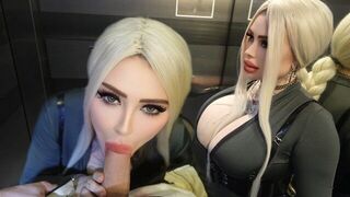 Elevators are made for quick sex breaks, not just for going up and down