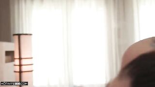 The girl was about to cum, but delayed orgasm