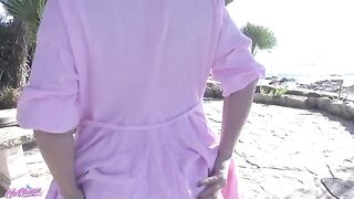 Relaxation in public park, and ejaculation - femme fontaine