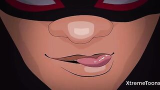 The best Spiderman hentai with Gwen Stacy and Miles Morales in action
