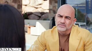 Rae Lil Black gets fucked by a rich man’s huge cock