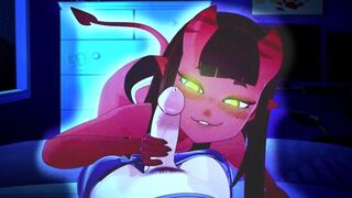 Horny Witch fucks a Teen Guy in animated action