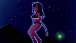 Horny Witch fucks a Teen Guy in animated action