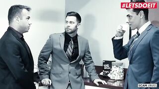 Karma Rx and Valentina Nappi seduce their rich boss for a threesome