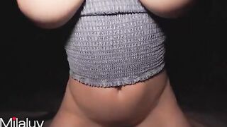 Milaluv 4K 60fps - Bouncing Big Natural Tits Porn by Amateur MILF