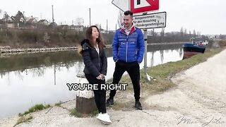 Public doggy style sex with Mini Julia, who’s always horny
