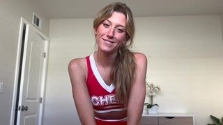 A special support service for cheerleaders, featuring Addison Vodka in a steamy scene