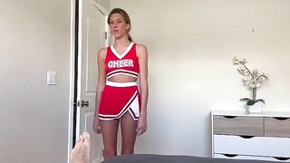 A special support service for cheerleaders, featuring Addison Vodka in a steamy scene