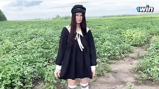 The guy managed to fertilize the eggs with his hot step-sister in a steamy scene