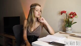The tits are so heavy, they roll on the floor. Free them!