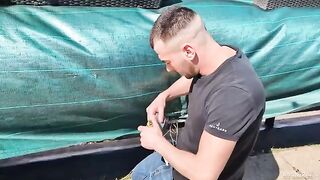 A girl is getting fucked on the couch with her boyfriend