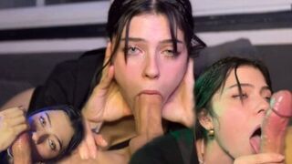 The girl learned to suck cock professionally