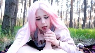 Her mouth is always cums with delight! A beautiful and delicious girl!