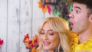 The autumn holiday is celebrated by a grand sexual orgy