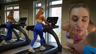 Getting protein in the gym is easier than ever, especially with a sexy partner