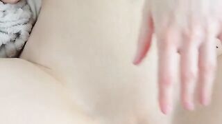 A cute girl tends to her partner with tenderness in this intimate scene