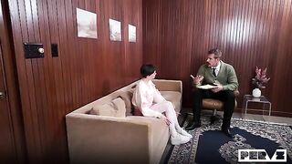 A guy treated his psychological problems with the help of a sex therapist