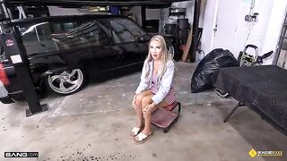 In the workshop, you can pay not only with your money but also with your pussy