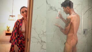 Dreams do come true, especially in the shower with a hot stepmom