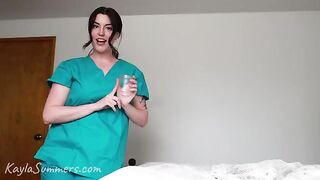 She wanted to be glazed - she got a face full of cum
