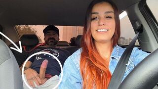 The driver stopped the car and forced her to have sex