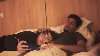 A girl gave a blowjob and experienced real hardcore sex