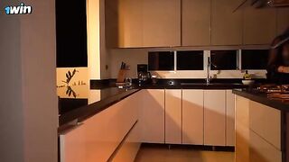 The burglar aimed for the safe, but got the housewife's pussy instead