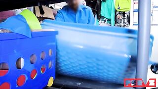 The girl is fucking right in the office among reports and folders