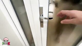 The phone to my ear, and his cock inside me—both are important. A hot blonde has sex while on the phone