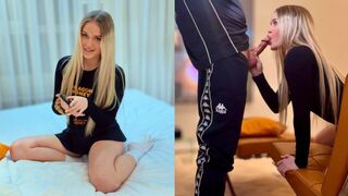 A beautiful girl has sex with her stepbrother, losing a bet