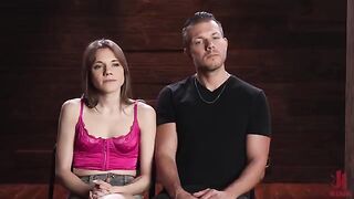 He has complete control over this little brunette