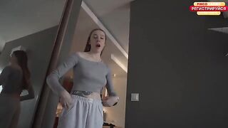 A stunning blonde babe got fucked hard by her neighbor in HD